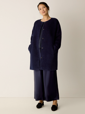 Eileen Fisher Eileen Fisher Round Neck Coat