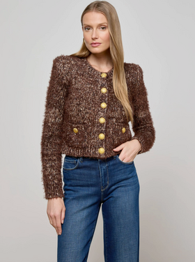 L'AGENCE L'agence Una Knit Cardigan