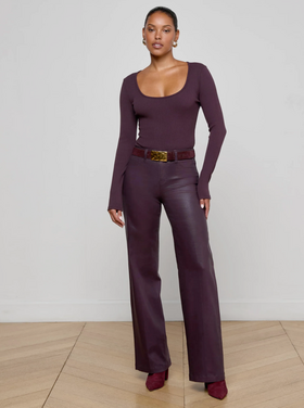 L'AGENCE L'agence Scottie HR Wide Leg