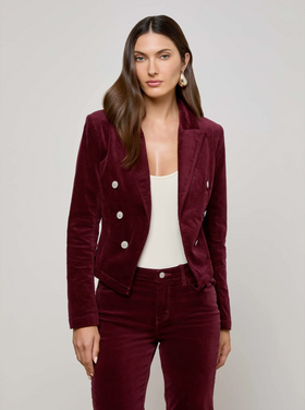 L'AGENCE L'agence Wayne Crop Dbl Breasted Jacket