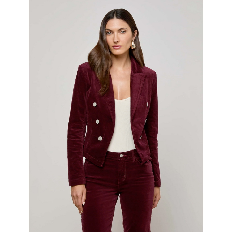 L'AGENCE L'agence Wayne Crop Dbl Breasted Jacket