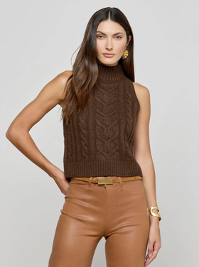 L'AGENCE L'agence Bellini Turtleneck Tank