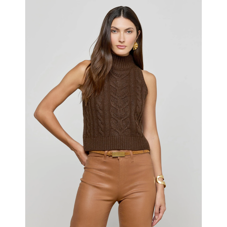 L'AGENCE L'agence Bellini Turtleneck Tank
