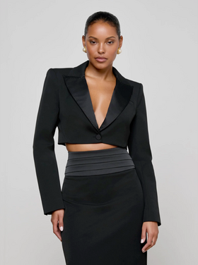 L'AGENCE L'agence Daxton Cropped Blazer