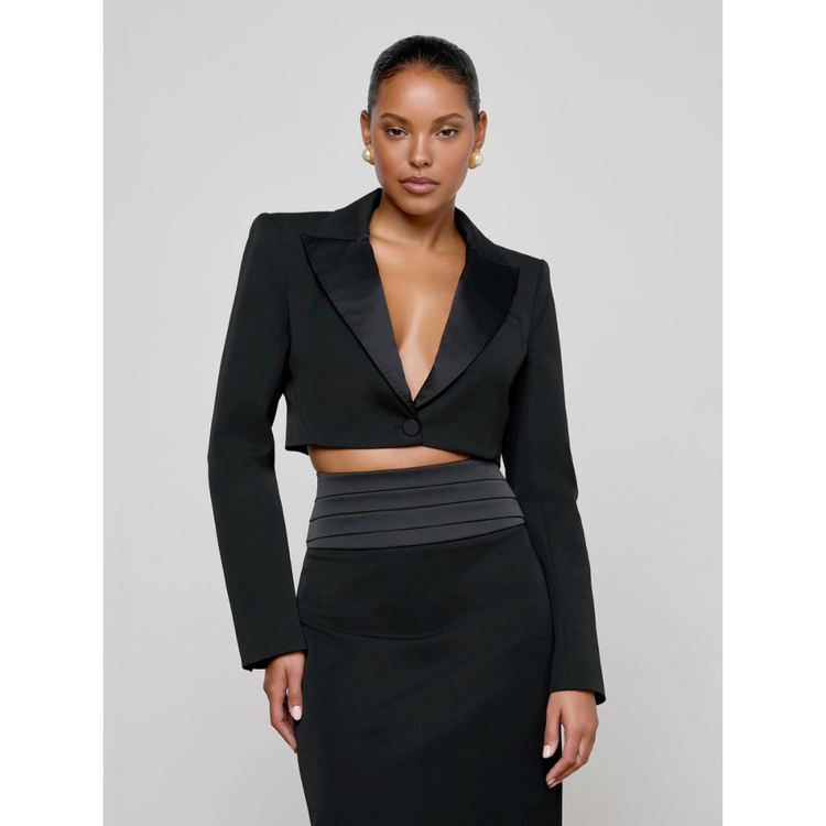 L'AGENCE L'agence Daxton Cropped Blazer