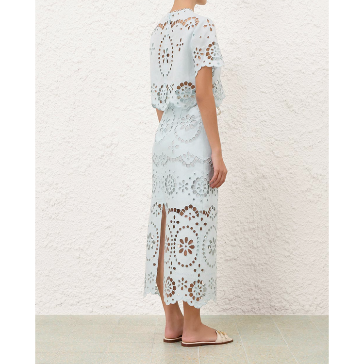 Zimmermann Zimmermann Awaken Embroidered Skirt