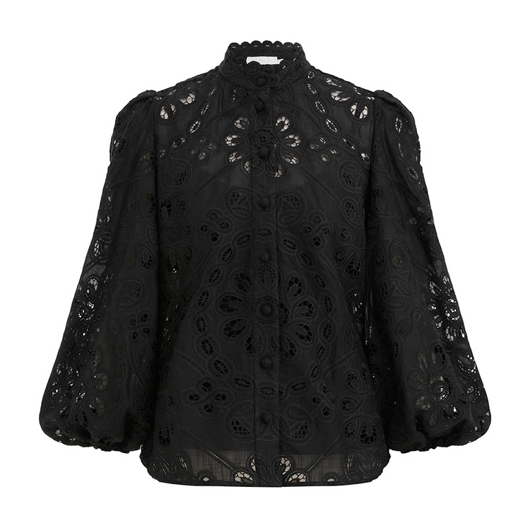 Zimmermann Zimmermann Rhiannon Embroidered Blouse