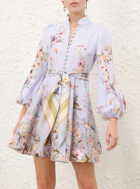 Zimmermann Zimmermann Rebellion Button Mini Dress