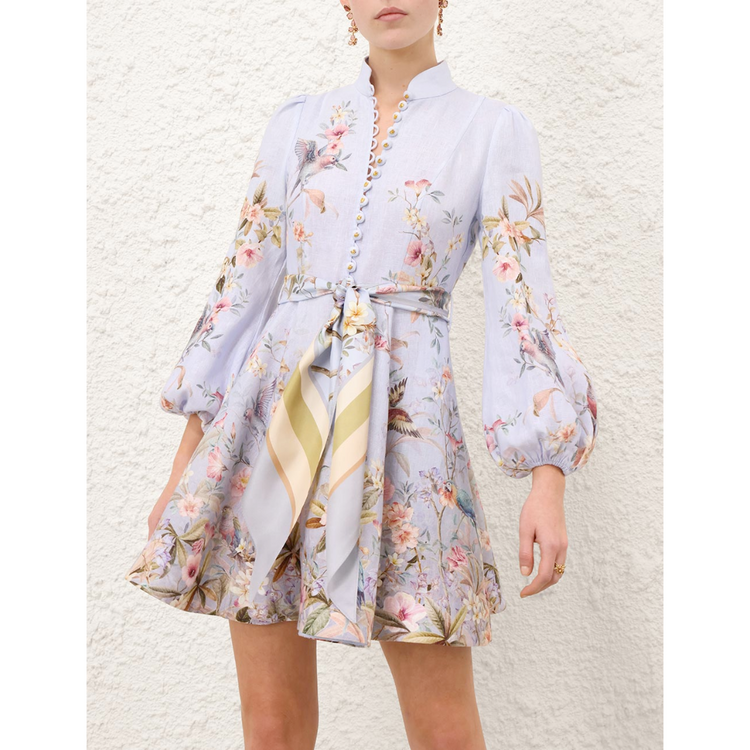 Zimmermann Zimmermann Rebellion Button Mini Dress