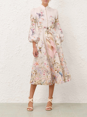 Zimmermann Zimmermann Rebellion Button Midi Dress
