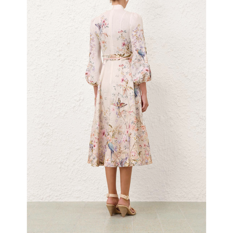 Zimmermann Zimmermann Rebellion Button Midi Dress