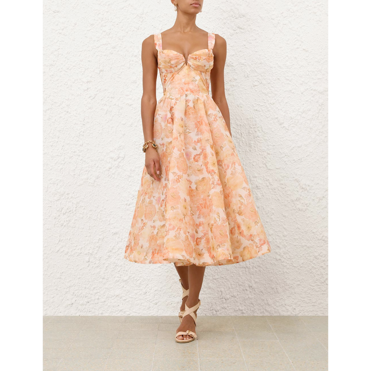 Zimmermann Zimmermann Rebellion Drape Midi Dress