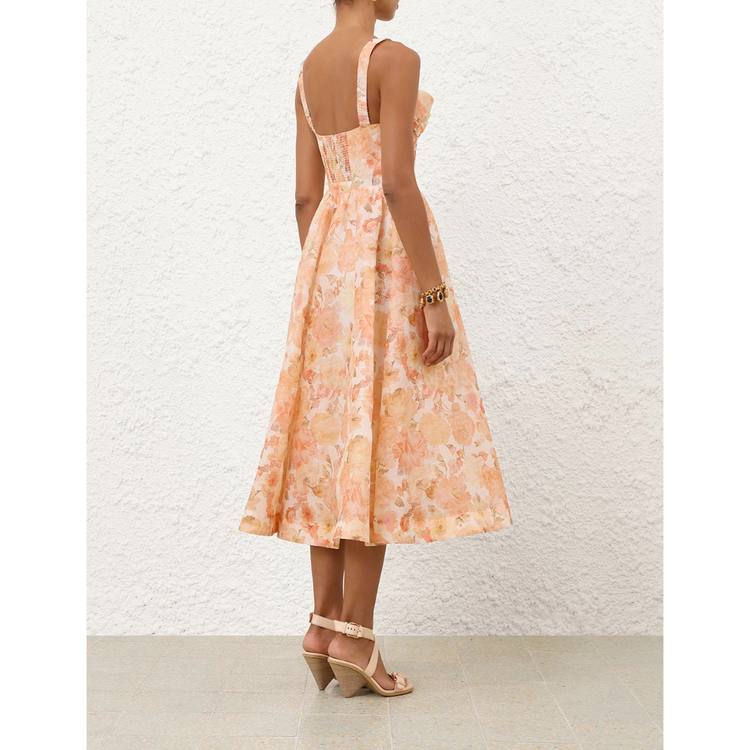 Zimmermann Zimmermann Rebellion Drape Midi Dress