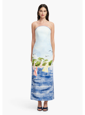 Leo Lin Leo Lin Ava Bustier Maxi Dress