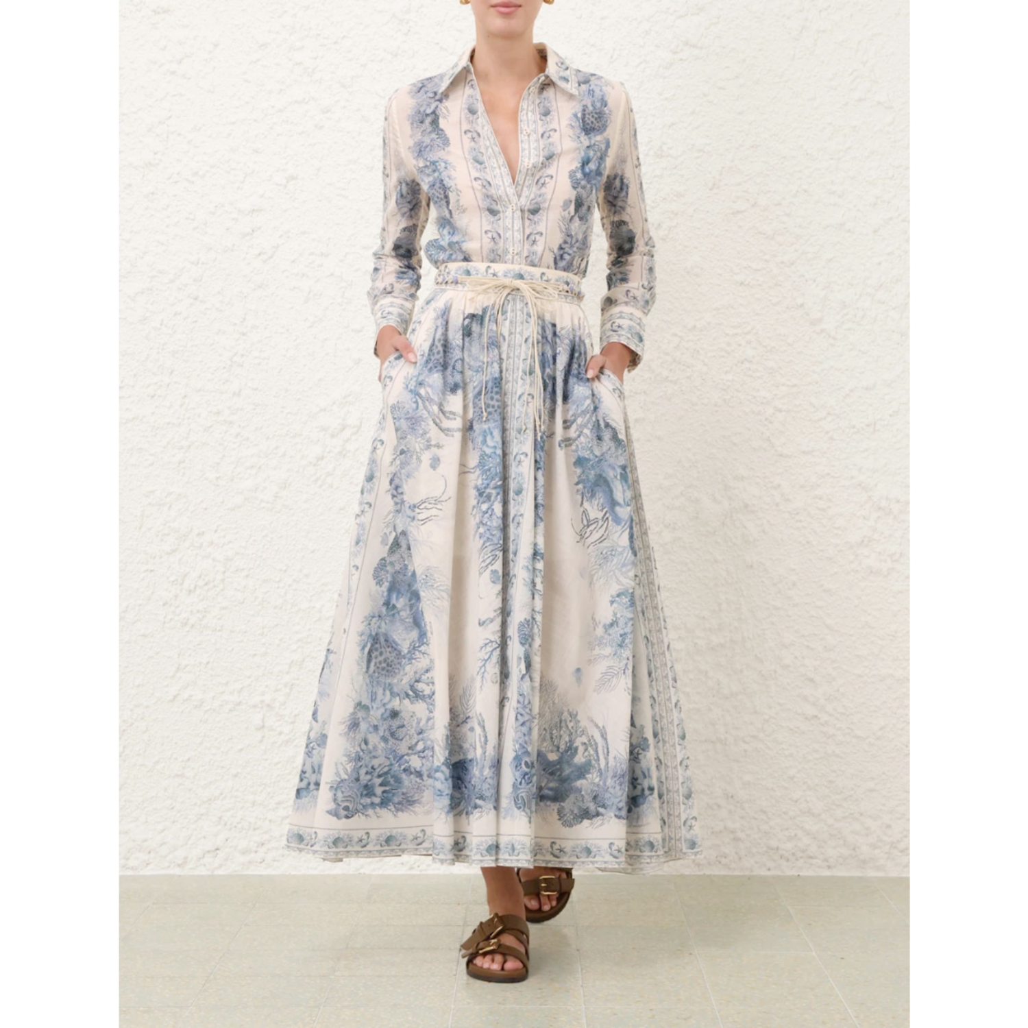 Zimmermann Wanderlust A Line Maxi Skirt - CK Collection Zimmermann Wanderlust A Line Maxi Skirt - CK Collection