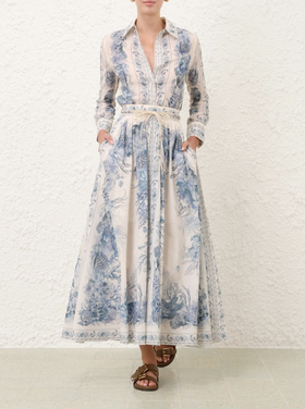 Zimmermann Zimmermann Wanderlust A Line Maxi Skirt