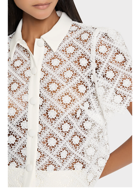Milly Milly Addison Lace Top
