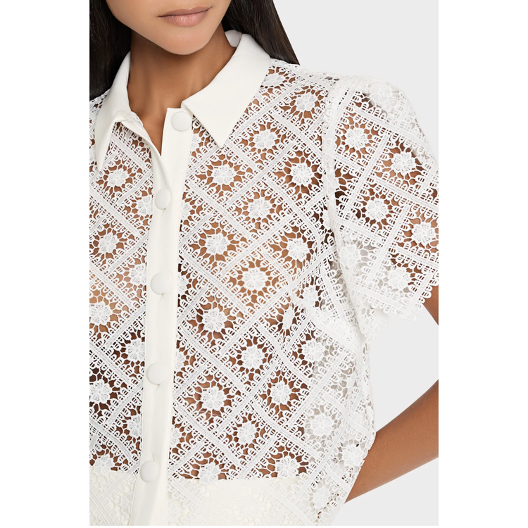 Milly Milly Addison Lace Top