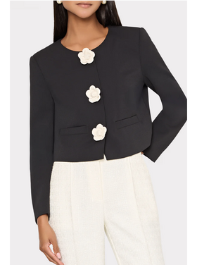 Milly Milly Selena Applique Cropped Jacket