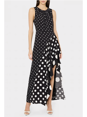 Milly Milly Spencer Polka Dot Midi Dress