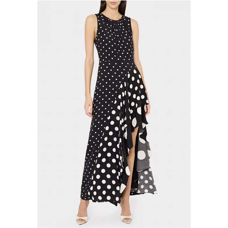 Milly Milly Spencer Polka Dot Midi Dress