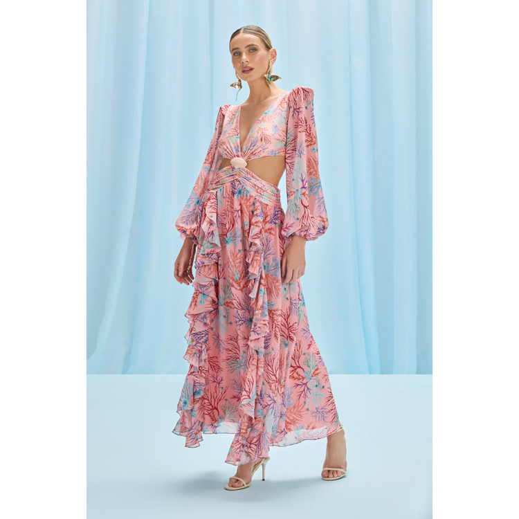 PatBO PatBO Seaweed LS Beach Dress