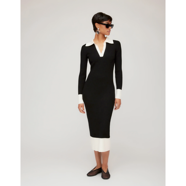 Fifteen Twenty Fifteen Twenty Belle Ribbed Polo Dress