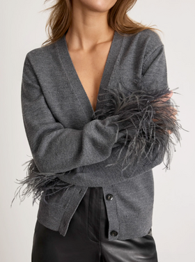 Tanya Taylor Tanya Taylor Charlotte Feather Cardigan