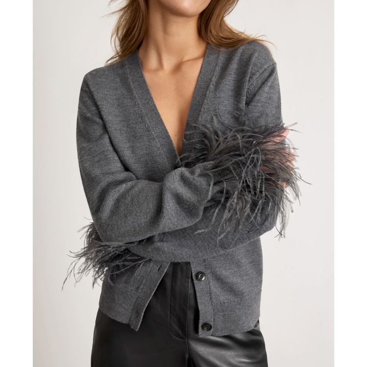 Tanya Taylor Tanya Taylor Charlotte Feather Cardigan