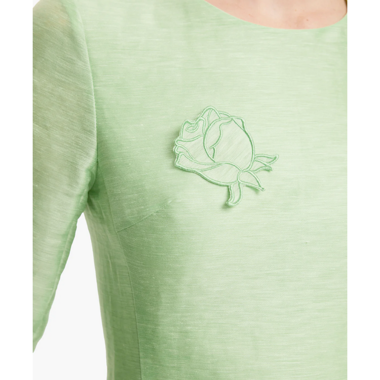 Leo Lin Leo Lin Suzanne Applique LS Mini Dress