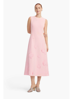 Leo Lin Leo Lin Cleo Applique Midi Dress