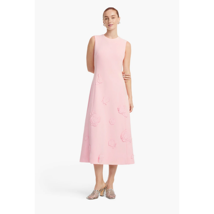Leo Lin Leo Lin Cleo Applique Midi Dress