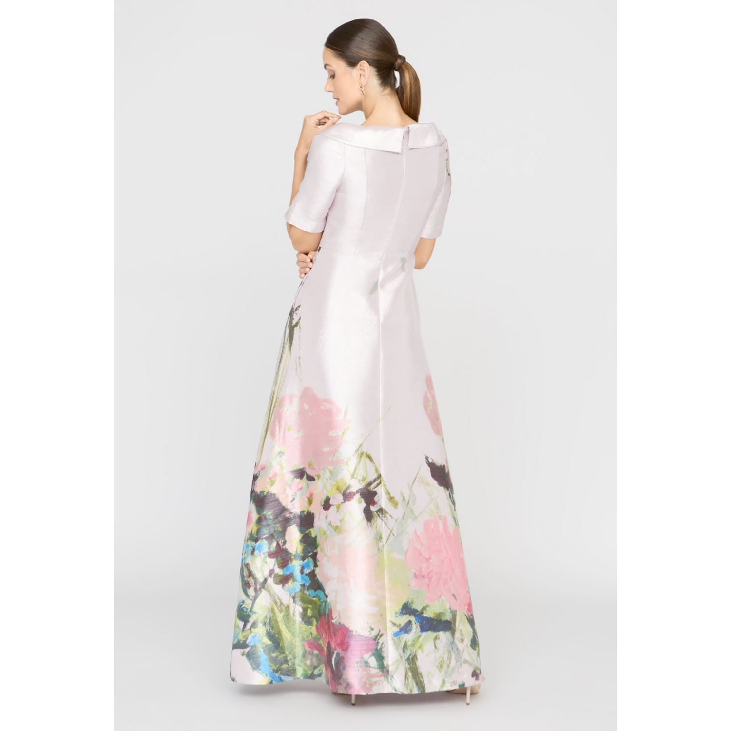 white christmas dresses Kay Unger Arwen Walk-Thru Gown