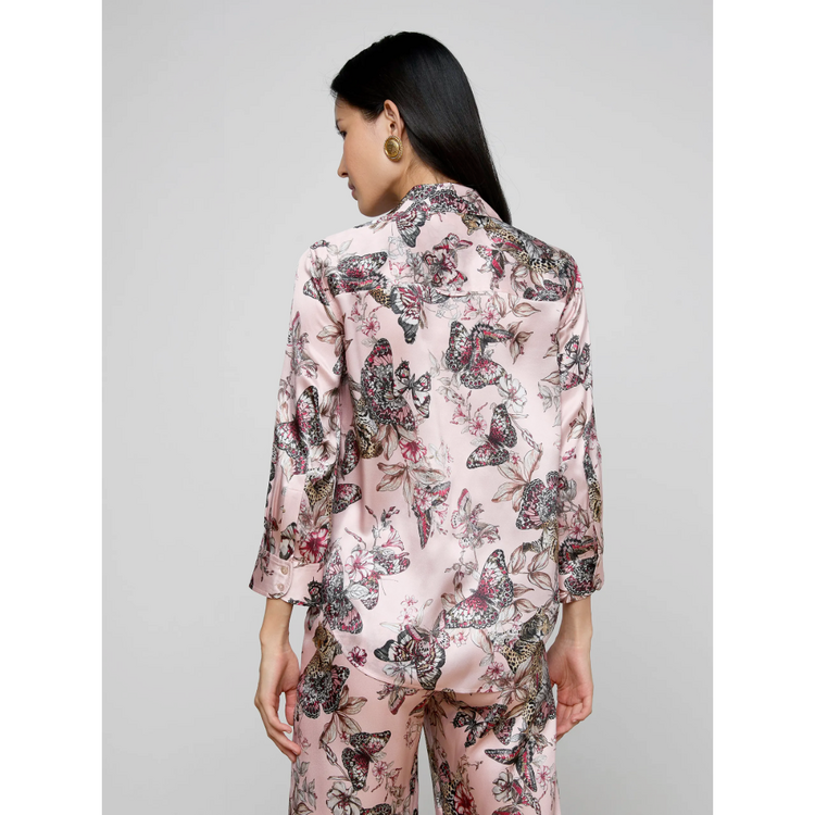 L'AGENCE L'agence Dani 3/4 Slv Blouse