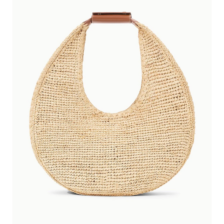 Staud Staud Large Moon Raffia Tote Bag