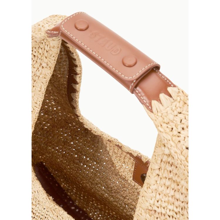 Staud Staud Large Moon Raffia Tote Bag