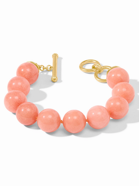 Julie Vos Julie Vos Portofino Beaded Bracelet Melon Jade