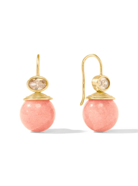 Julie Vos Julie Vos Portofino Demi Earring Melon Jade