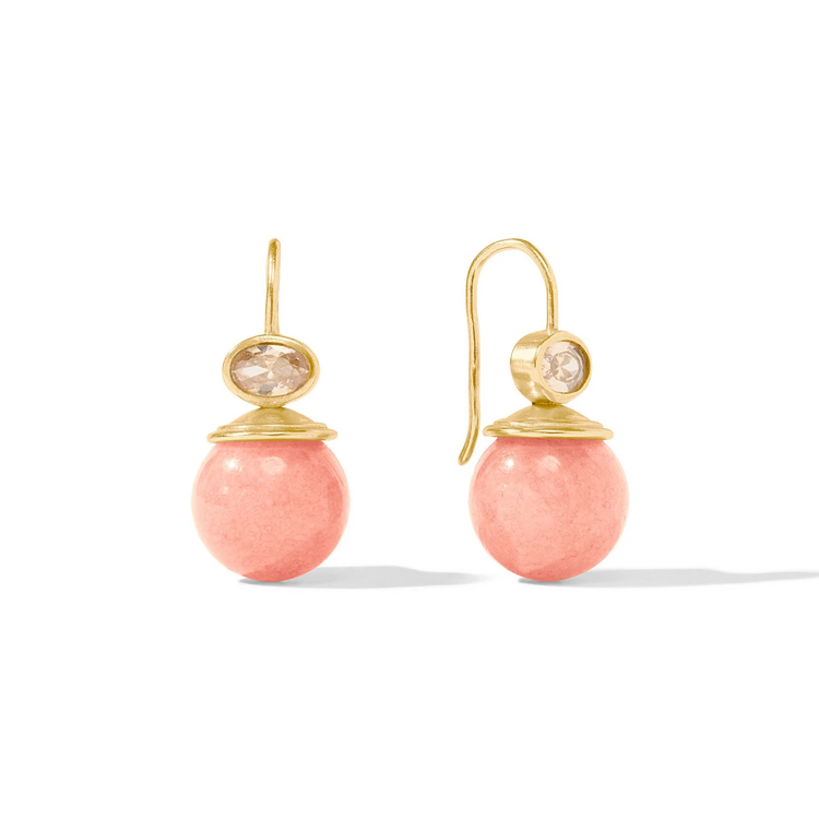 Julie Vos Julie Vos Portofino Demi Earring Melon Jade