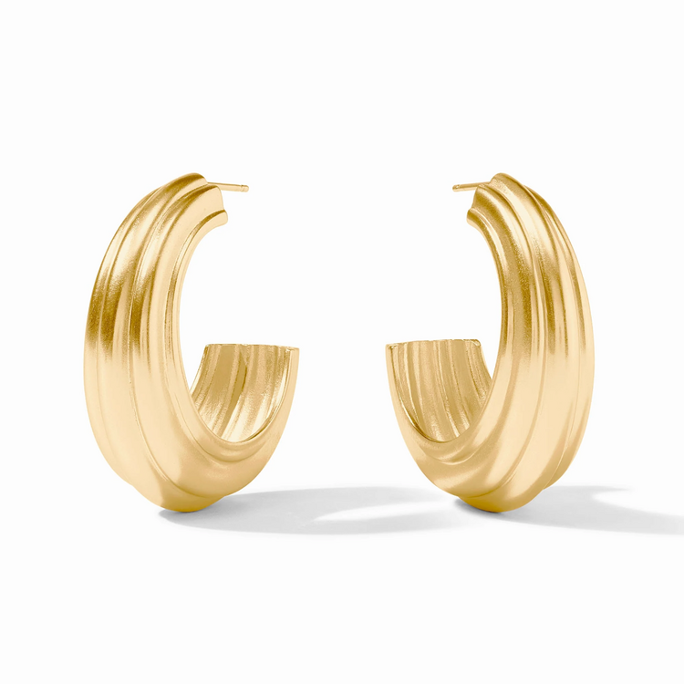 Julie Vos Julie Vos Portofino Statement Hoop Gold L