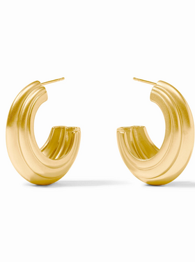 Julie Vos Julie Vos Portofino Statement Hoop Gold M