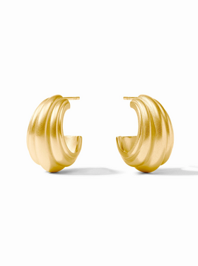 Julie Vos Julie Vos Portofino Statement Hoop Gold S