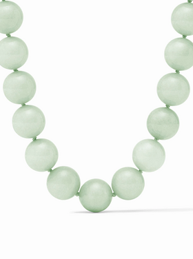 Julie Vos Julie Vos Portofino Beaded Necklace Aqua Jade