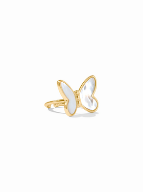 Julie Vos Julie Vos Papillon Statement Ring Mother of Pearl OS