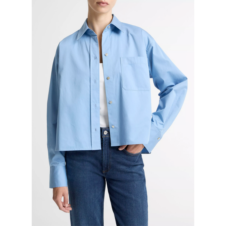 Vince Vince Cropped LS Shirt