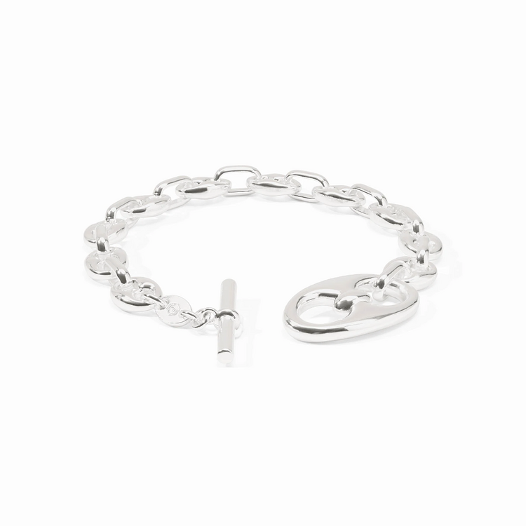 Julie Vos Julie Vos Silver Laguna Demi Link Bracelet