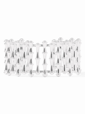 Julie Vos Julie Vos Silver Bamboo Cuff