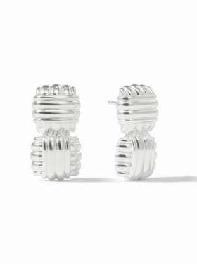 Julie Vos Julie Vos Silver Portofino Midi Earring