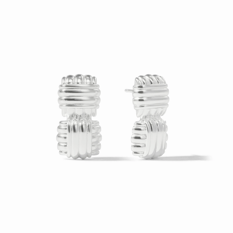 Julie Vos Julie Vos Silver Portofino Midi Earring