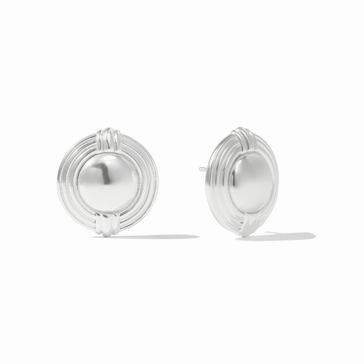 Julie Vos Julie Vos Silver Portofino Statement Stud